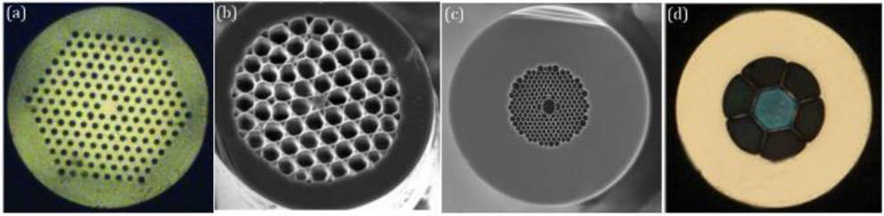 Photonic crystal fibers.