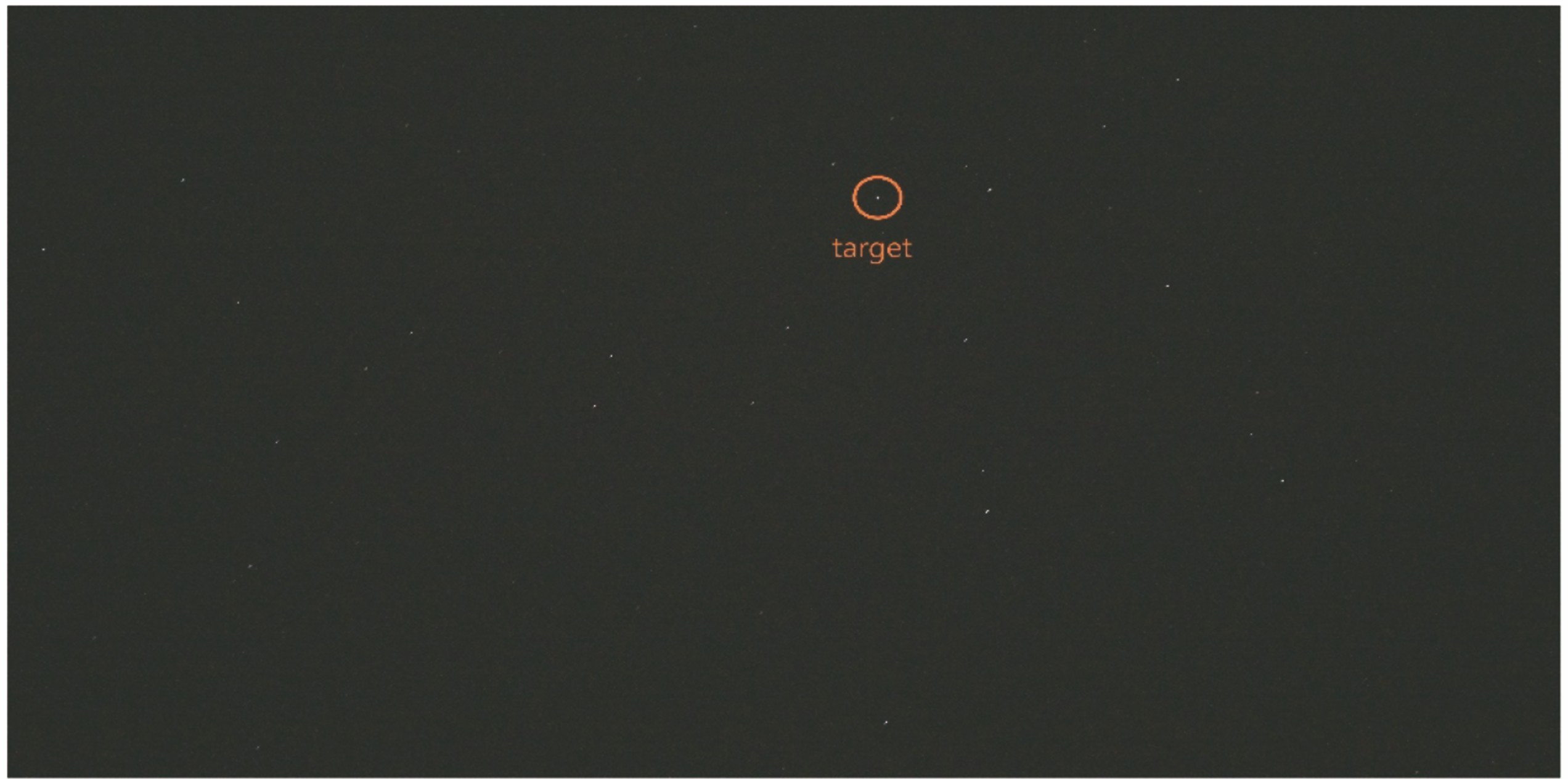 空间目标实测图像