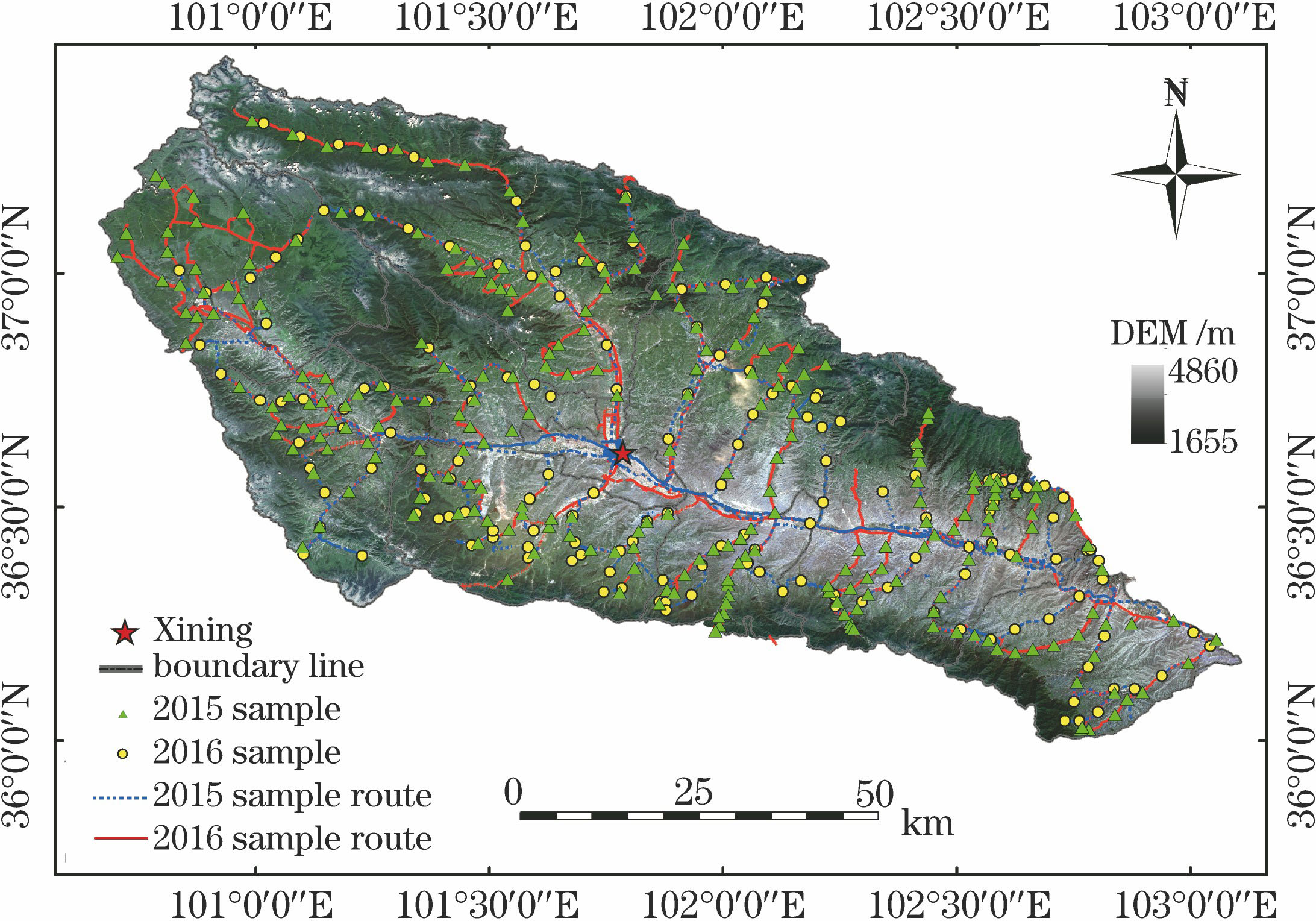 特征变量选择和回归方法相结合的土壤有机质含量估算