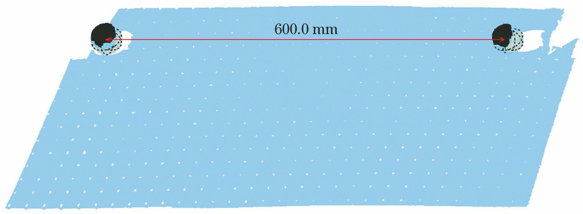 根据球冠点云拟合的球