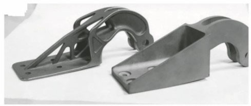 SLM成形的钛合金零件