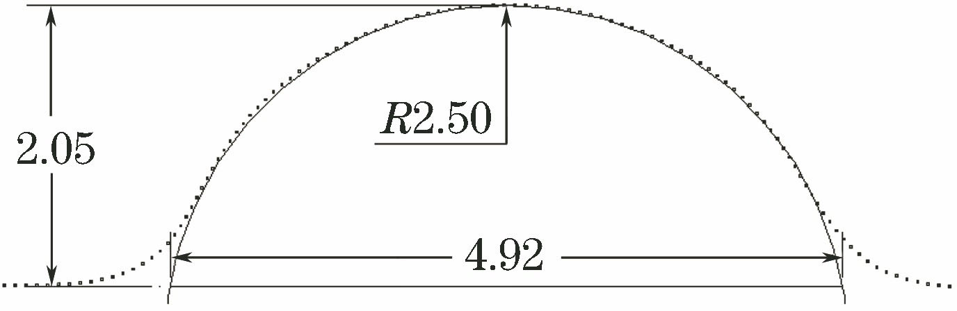 简化后的焊道截面模型