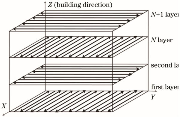 S型正交扫描策略示意图