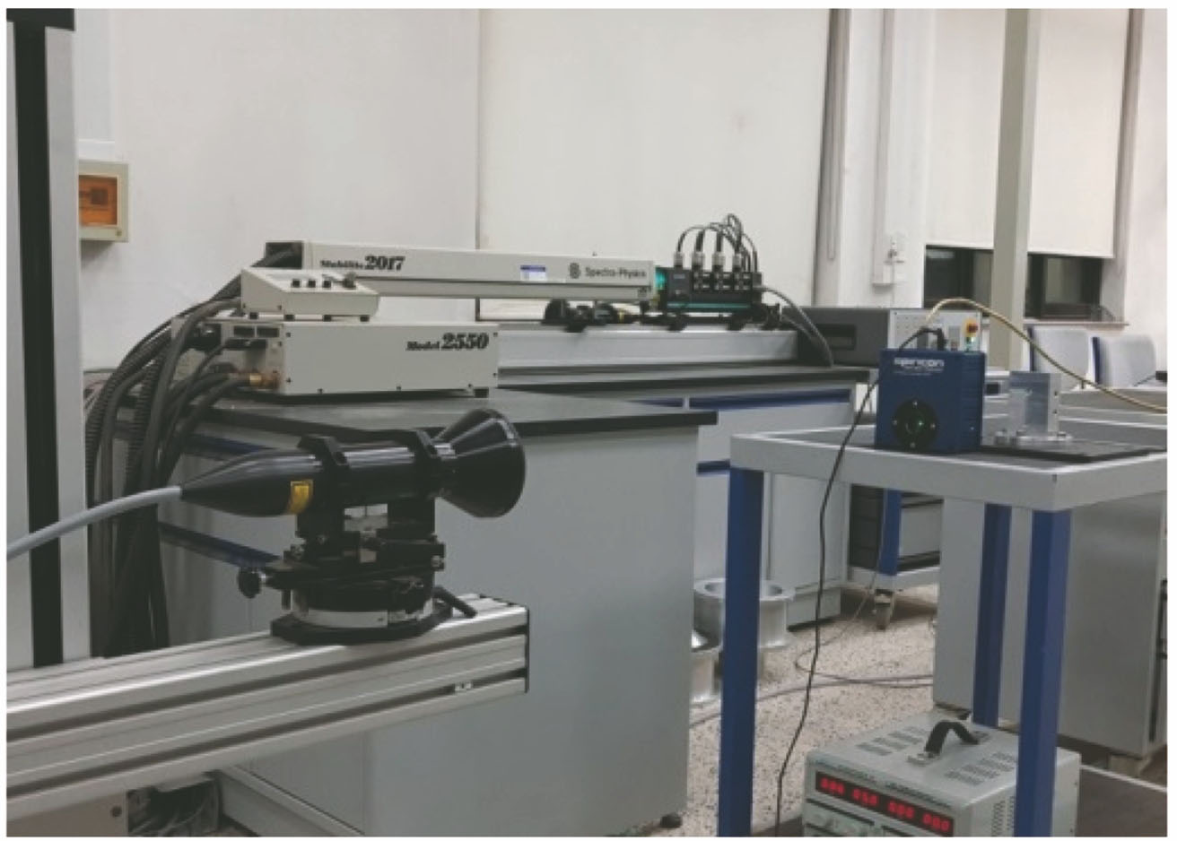 实验现场布置图