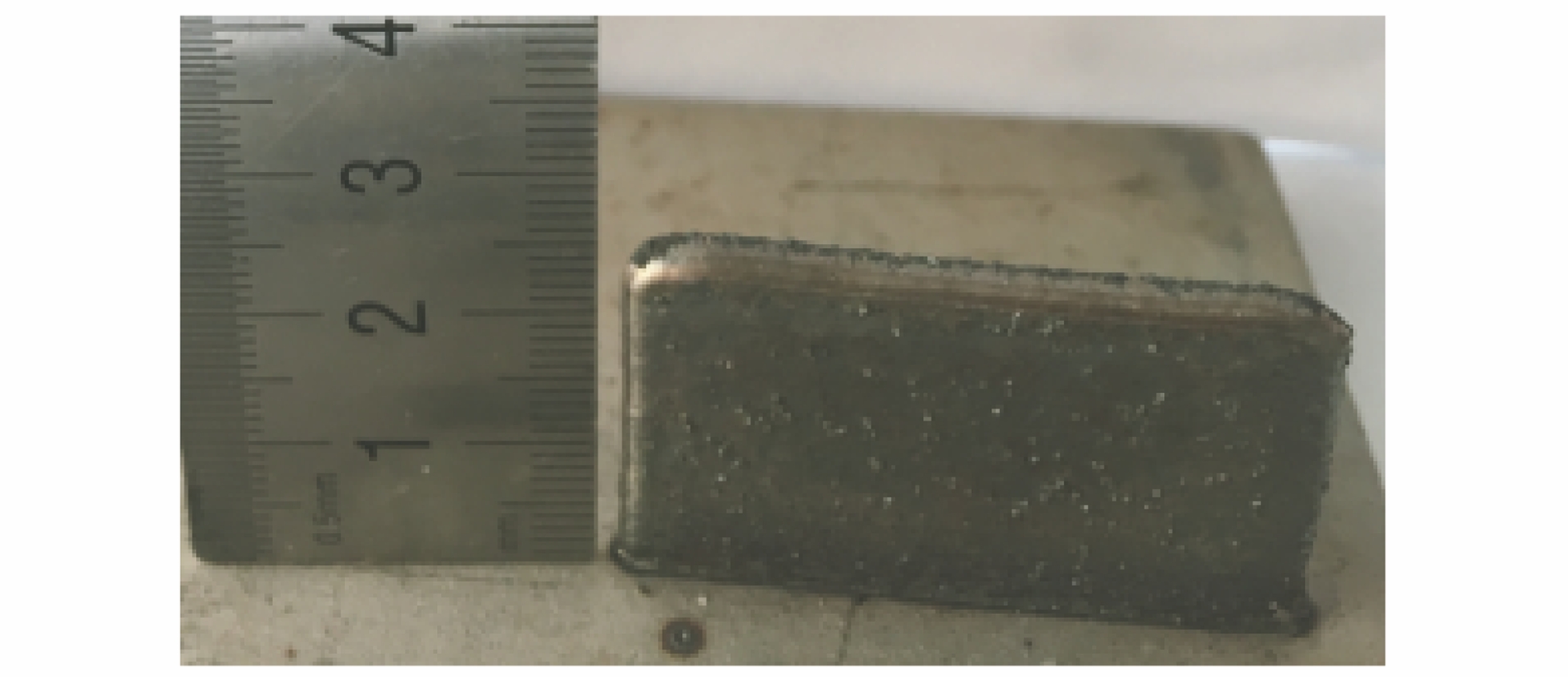 激光加载后的直墙