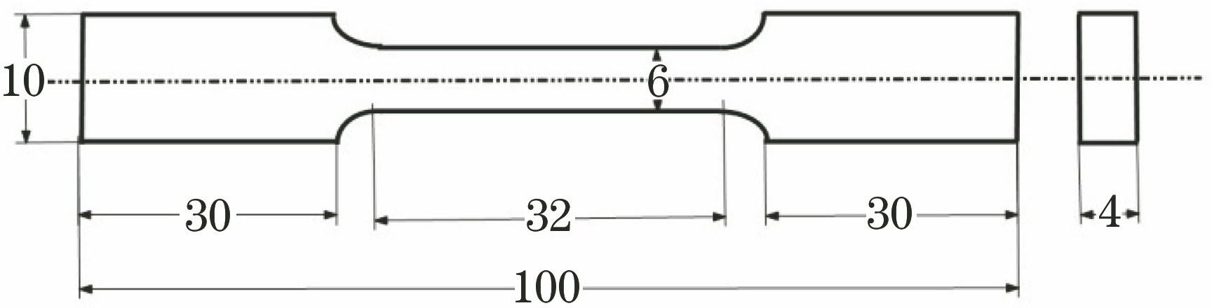 拉伸试样的尺寸
