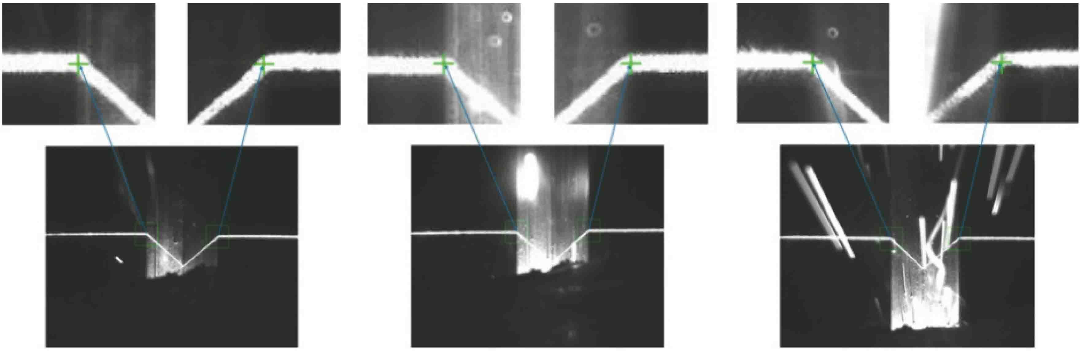 焊缝跟踪结果示意图
