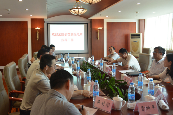 上海航天八院副院长孟光一行莅临 中国科学院