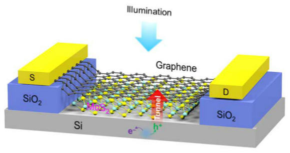 基于石墨烯的高速度与高增益复合隧穿光电探测