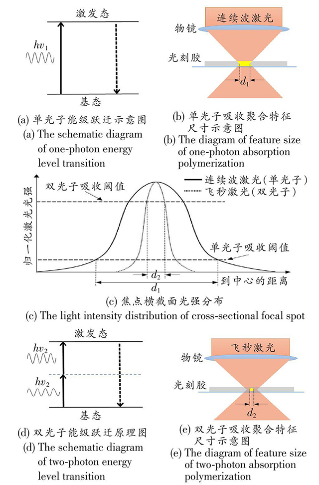 单光子与双光子3D打印技术的基本原理