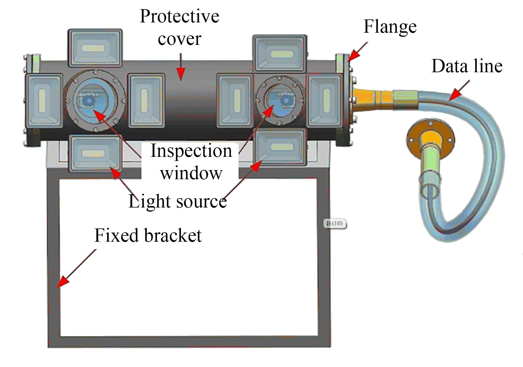 视觉测量系统安装示意图