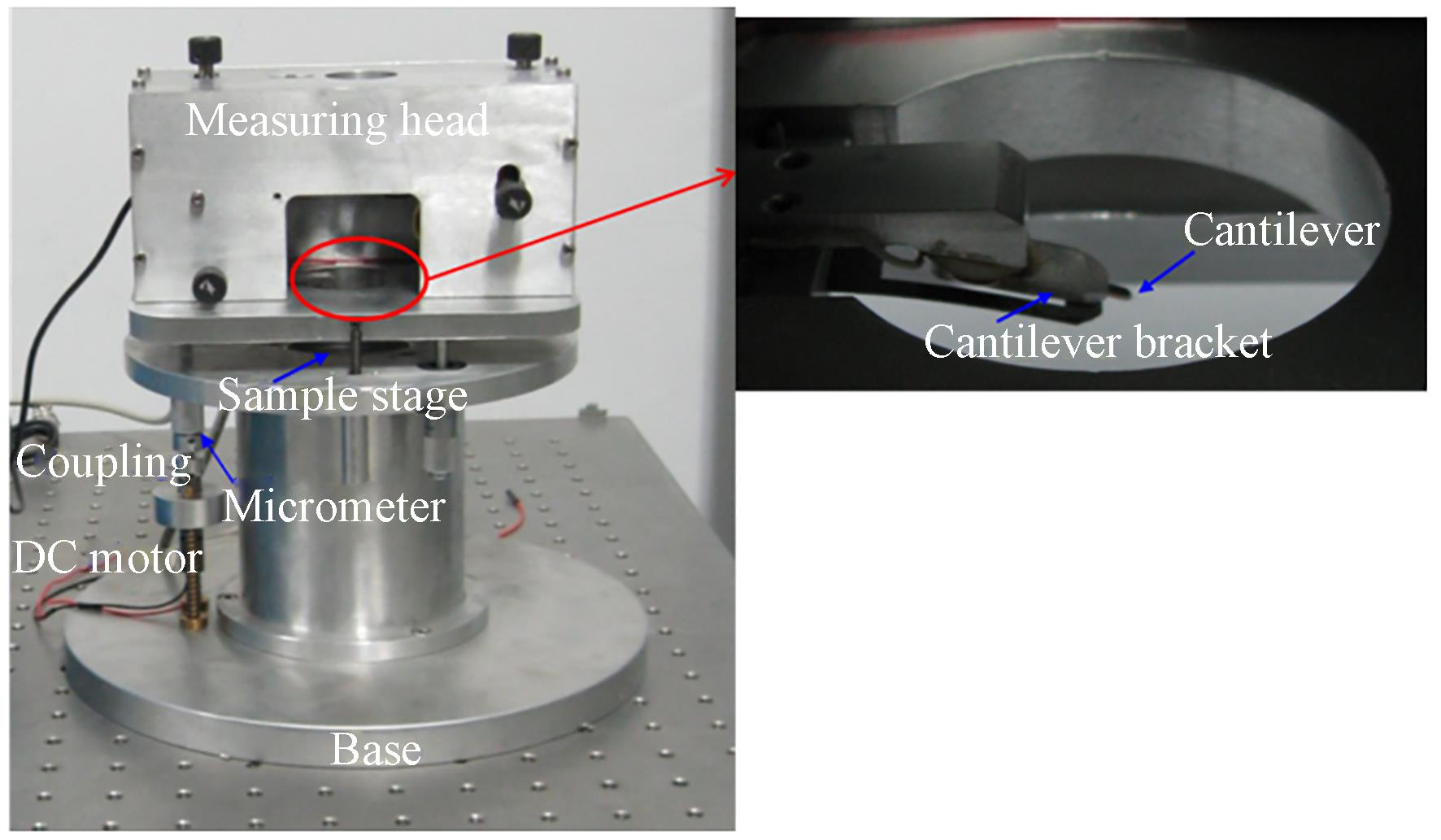 测头及基座实物