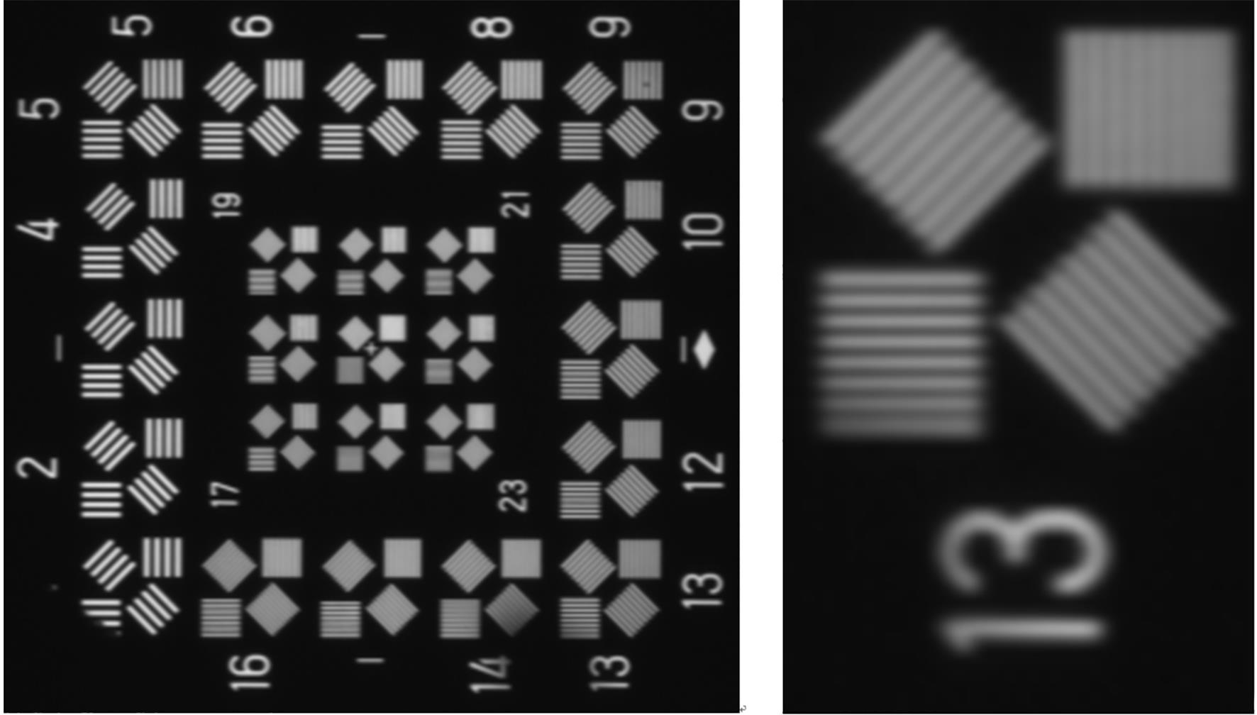 不带串级动态复合限幅控制的实验室动态靶标图像
