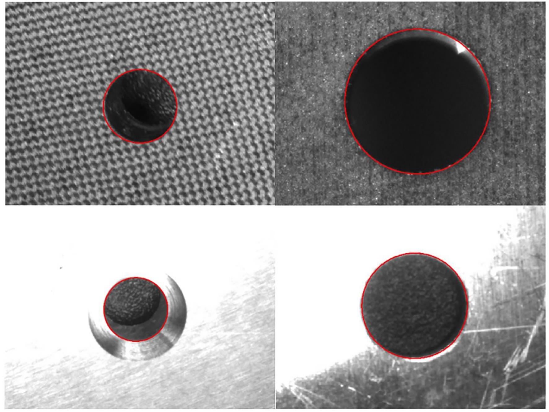 孔内壁干扰下的检测结果