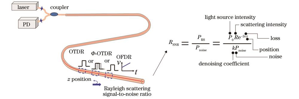 瑞利散射传感分布式系统中的信噪比