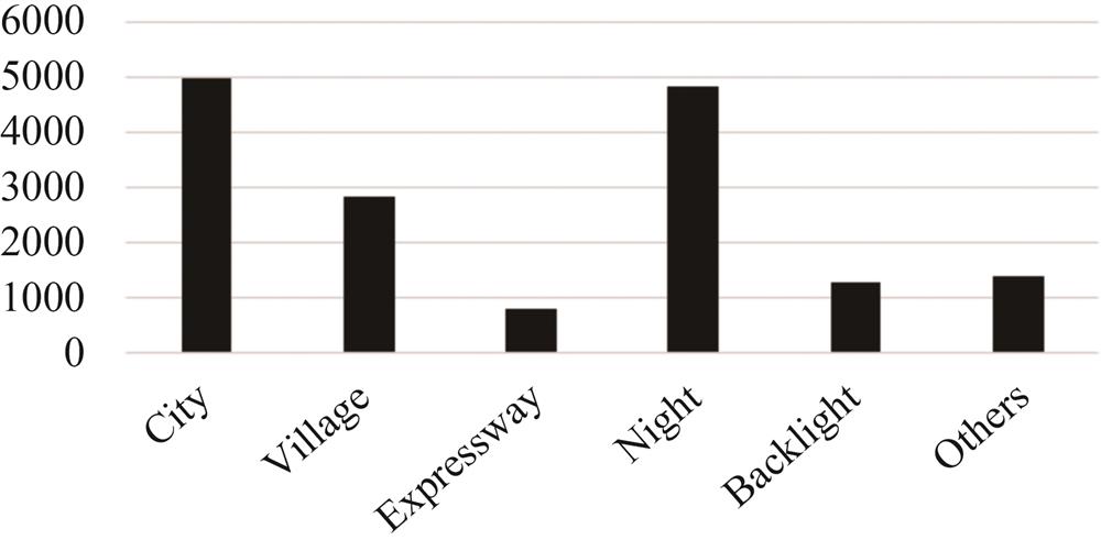 数据集场景分布