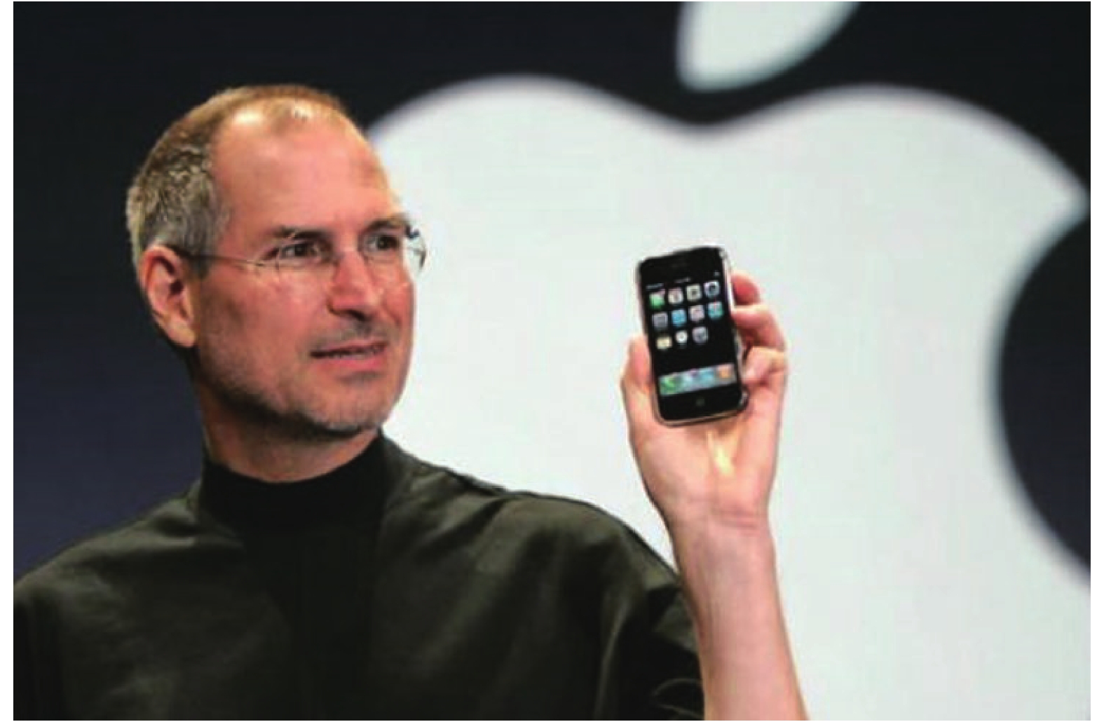 乔布斯在Macworld 2007大会上发布的第一代iPhone