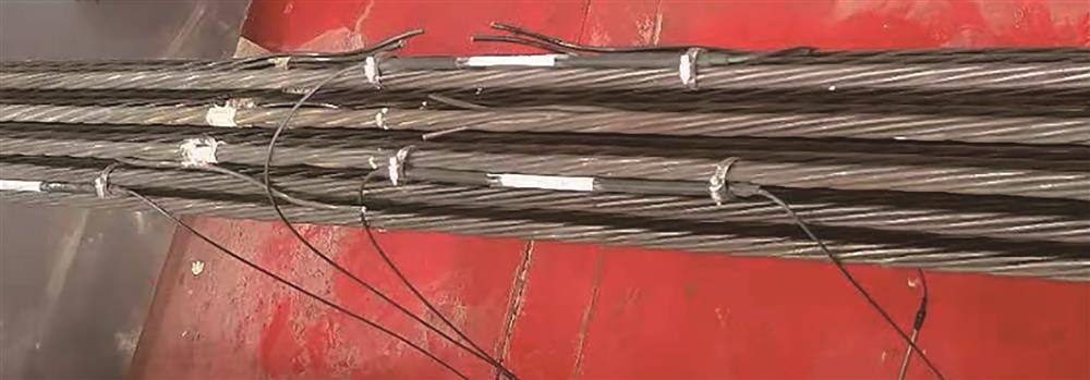钢绞线断丝后的整体图