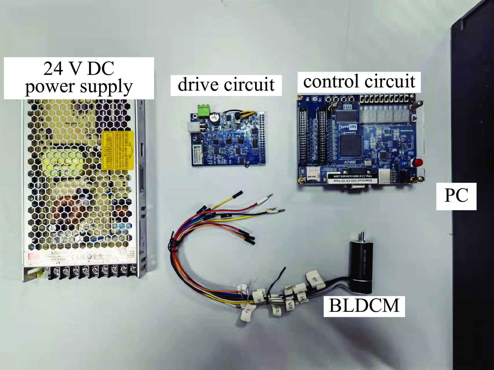 无刷直流电机位置控制系统硬件实验平台