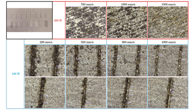成形熔道及其显微形貌图