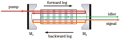 驻波腔SRO的结构示意图
